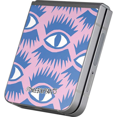 Bouffants and Broken Hearts Bold Eyes 2 Galaxy Z Flip6 Skin