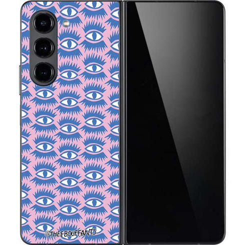 Bouffants and Broken Hearts Bold Eyes 2 Galaxy Z Fold5 5G Skin