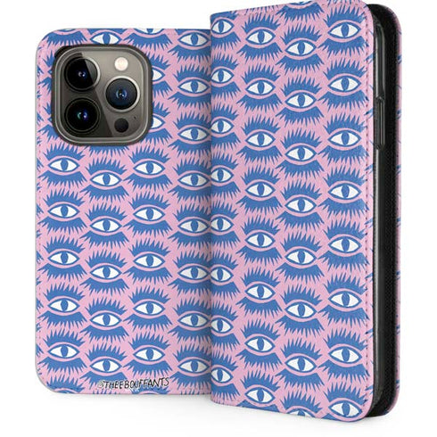 Bouffants and Broken Hearts Bold Eyes 2 iPhone 14 Pro Folio Case