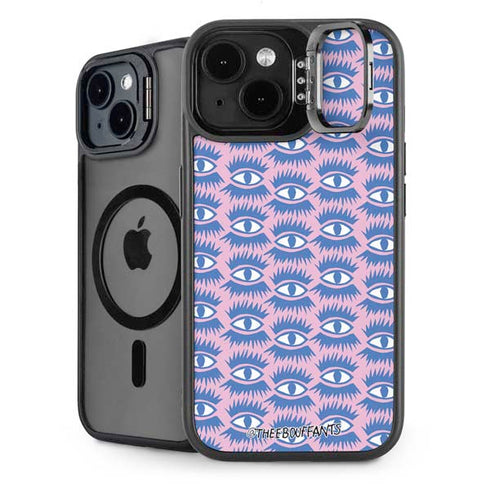 Bouffants and Broken Hearts Bold Eyes 2 iPhone 15 Kickstand Case