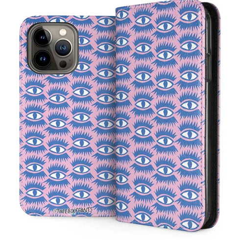 Bouffants and Broken Hearts Bold Eyes 2 iPhone 15 Pro Max Folio Case