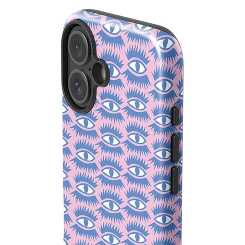 Bouffants and Broken Hearts Bold Eyes 2 iPhone 16 Plus Impact Case