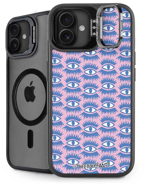Bouffants and Broken Hearts Bold Eyes 2 iPhone 16 Plus Kickstand Case