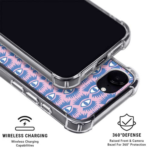 Bouffants and Broken Hearts Bold Eyes 2 iPhone 16e Clear Case