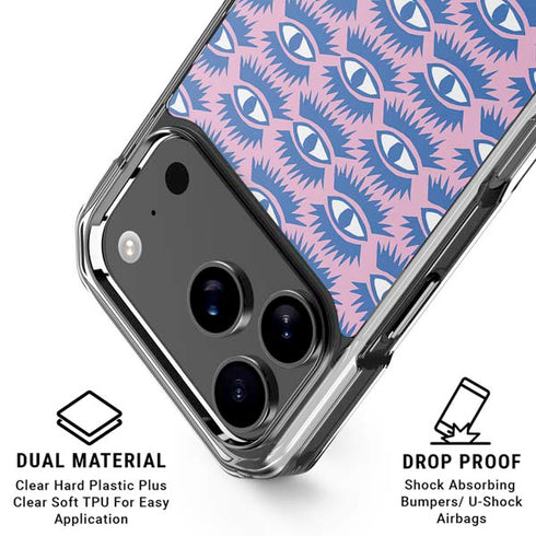 Bouffants and Broken Hearts Bold Eyes 2 iPhone 18 Pro Clear Case