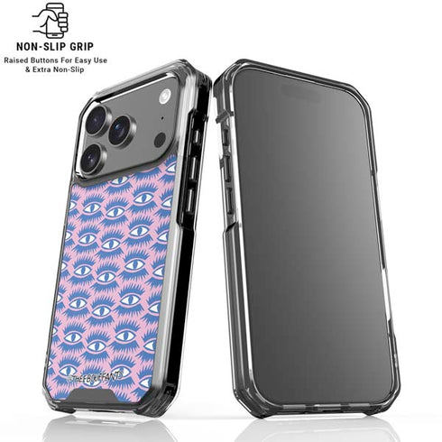Bouffants and Broken Hearts Bold Eyes 2 iPhone 18 Pro Clear Case