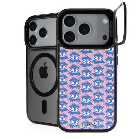 Bouffants and Broken Hearts Bold Eyes 2 iPhone 18 Pro Kickstand Case