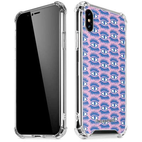Bouffants and Broken Hearts Bold Eyes 2 iPhone X/XS Clear Case