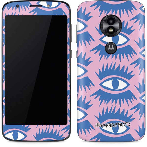 Bouffants and Broken Hearts Bold Eyes 2 Moto E5 Play Skin