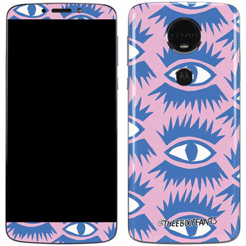 Bouffants and Broken Hearts Bold Eyes 2 Moto E5 Plus Skin