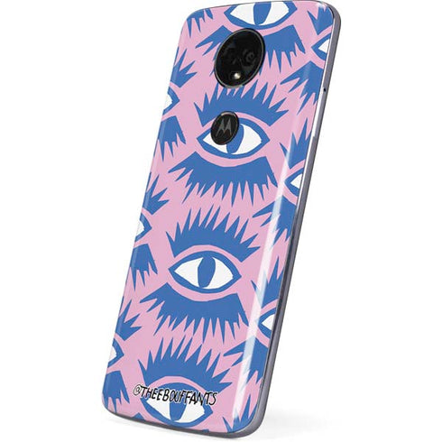Bouffants and Broken Hearts Bold Eyes 2 Moto E5 Plus Skin