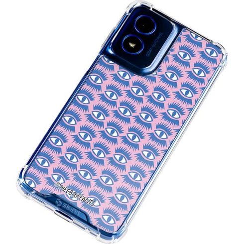 Bouffants and Broken Hearts Bold Eyes 2 Moto G Play 4G (2024) Clear Case