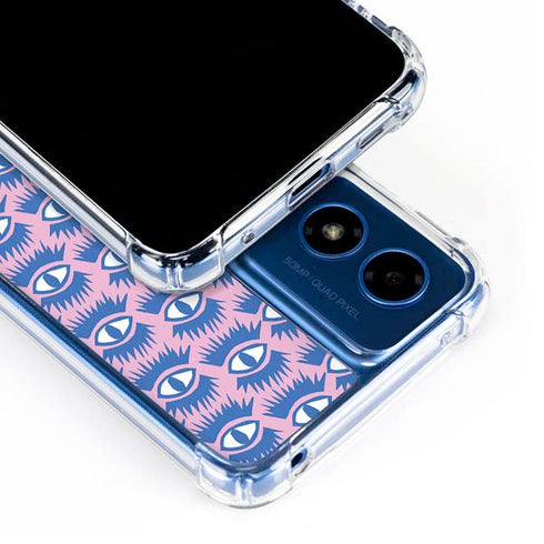 Bouffants and Broken Hearts Bold Eyes 2 Moto G Play 4G (2024) Clear Case