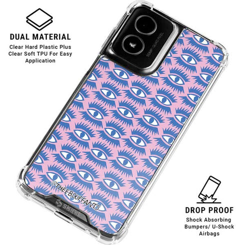 Bouffants and Broken Hearts Bold Eyes 2 Moto G Power 5G (2024) Clear Case