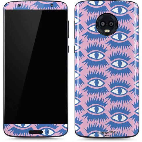 Bouffants and Broken Hearts Bold Eyes 2 Moto G6 Skin