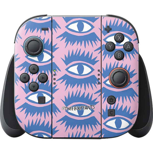Bouffants and Broken Hearts Bold Eyes 2 Nintendo Switch 2 (2025) Joy-Con Controller Skin