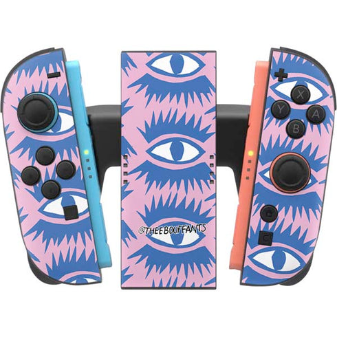 Bouffants and Broken Hearts Bold Eyes 2 Nintendo Switch 2 (2025) Joy-Con Controller Skin