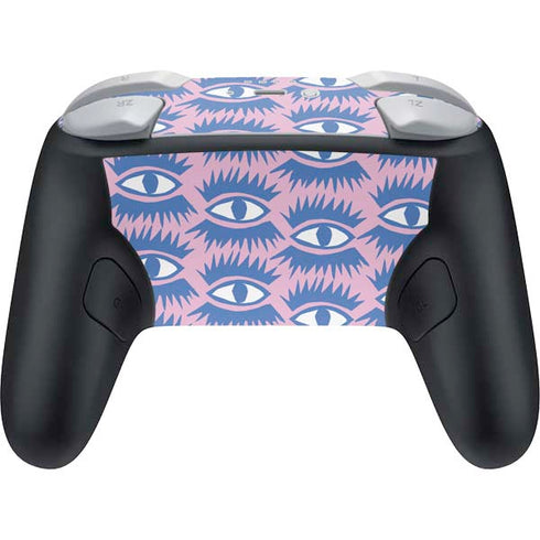Bouffants and Broken Hearts Bold Eyes 2 Nintendo Switch 2 (2025) Pro Controller Skin