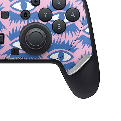 Bouffants and Broken Hearts Bold Eyes 2 Nintendo Switch 2 (2025) Pro Controller Skin