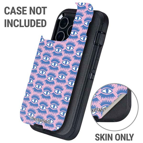 Bouffants and Broken Hearts Bold Eyes 2 Otterbox Defender iPhone Skin