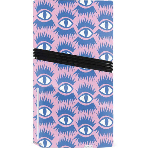 Bouffants and Broken Hearts Bold Eyes 2 PS5 Pro Disk Console Skin