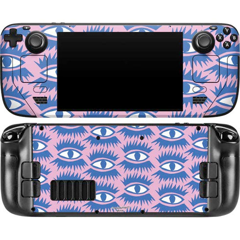 Bouffants and Broken Hearts Bold Eyes 2 Steam Deck Handheld Gaming Computer OLED Skin