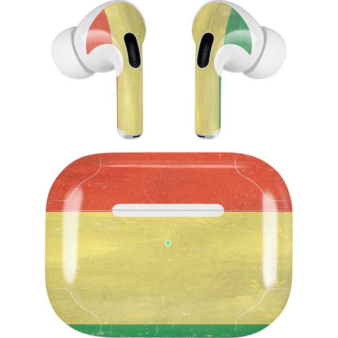 Bolivia Flag Distressed AirPods Skins
