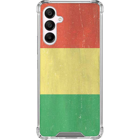 Bolivia Flag Distressed Galaxy A16 5G Clear Case