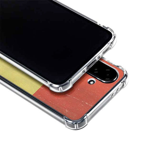 Bolivia Flag Distressed Galaxy A36 5G Clear Case