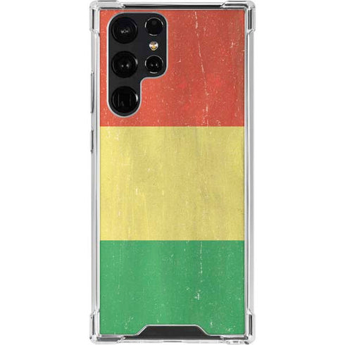 Bolivia Flag Distressed Galaxy S23 Ultra Clear Case