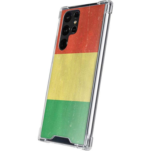 Bolivia Flag Distressed Galaxy S23 Ultra Clear Case