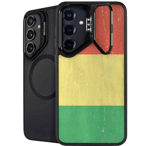 Bolivia Flag Distressed Galaxy S25 Kickstand Case