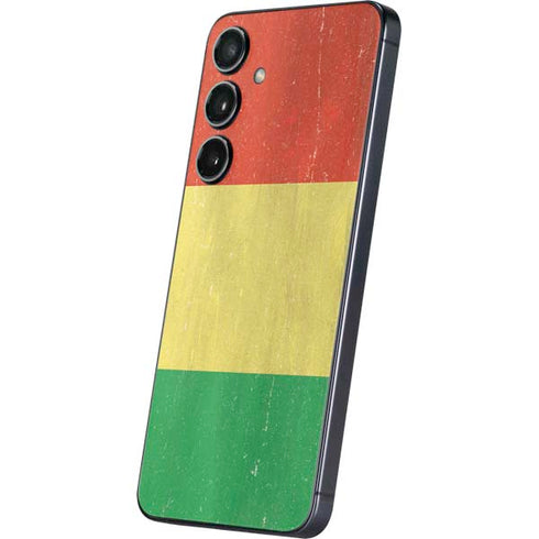 Bolivia Flag Distressed Galaxy S25 Skin