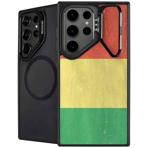 Bolivia Flag Distressed Galaxy S25 Ultra Kickstand Case