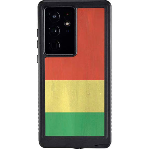Bolivia Flag Distressed Galaxy S24 Ultra Waterproof Case