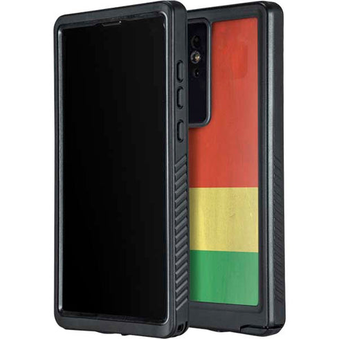 Bolivia Flag Distressed Galaxy S24 Ultra Waterproof Case
