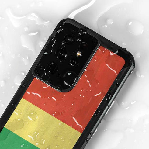 Bolivia Flag Distressed Galaxy S24 Ultra Waterproof Case
