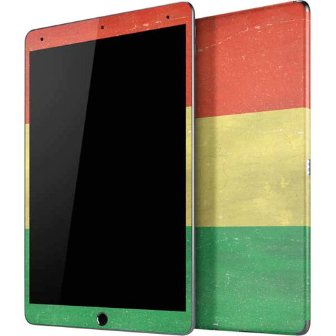 Bolivia Flag Distressed iPad Skins