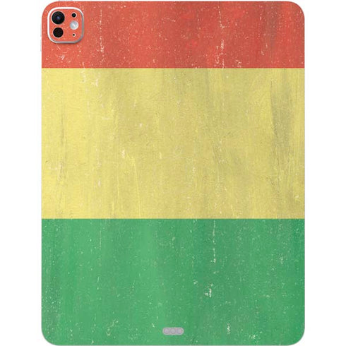 Bolivia Flag Distressed iPad Pro 13in M4 (2024) Skin