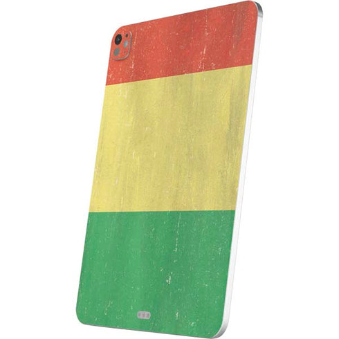 Bolivia Flag Distressed iPad Pro 13in M4 (2024) Skin