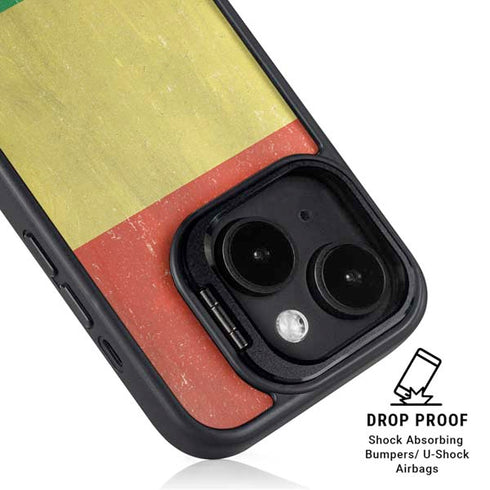 Bolivia Flag Distressed iPhone 13 Kickstand Case