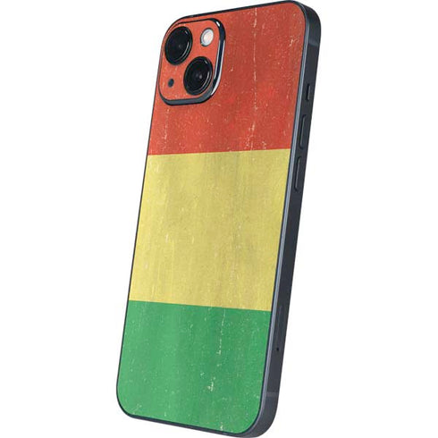 Bolivia Flag Distressed iPhone 15 Skin