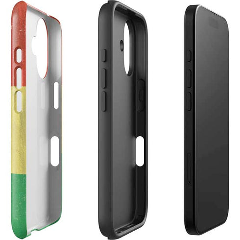 Bolivia Flag Distressed iPhone 16 Impact Case