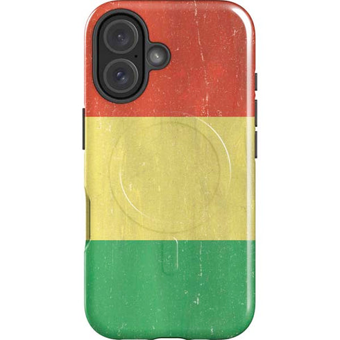Bolivia Flag Distressed iPhone 16 Magsafe Impact Case