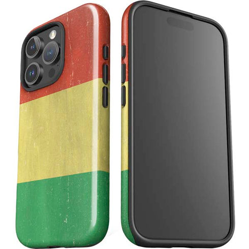 Bolivia Flag Distressed iPhone 16 Pro Impact Case