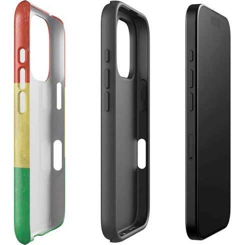 Bolivia Flag Distressed iPhone 16 Pro Max Impact Case