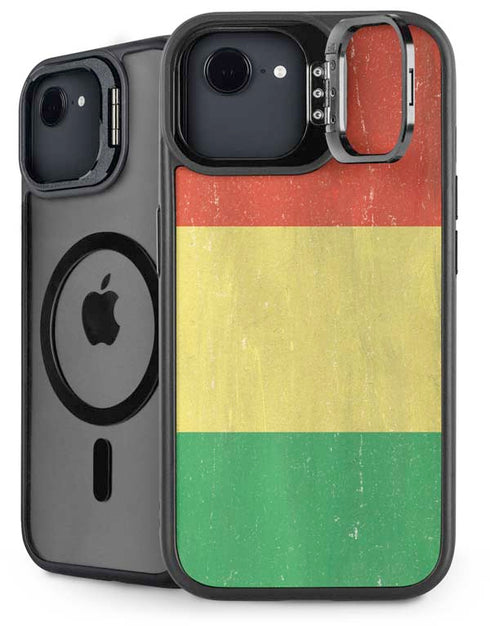 Bolivia Flag Distressed iPhone 16e Kickstand Case