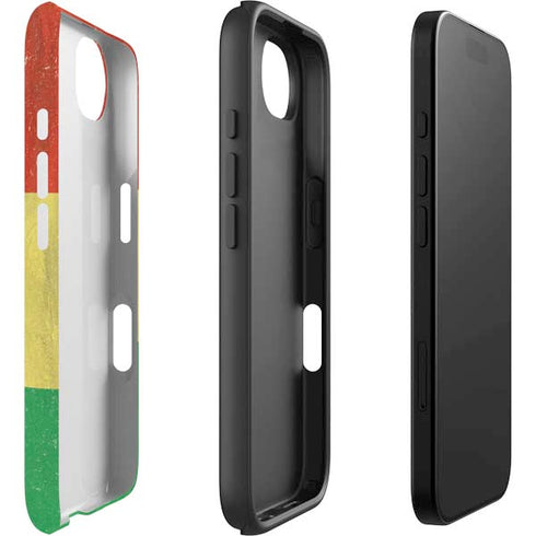 Bolivia Flag Distressed iPhone 16e Impact Case