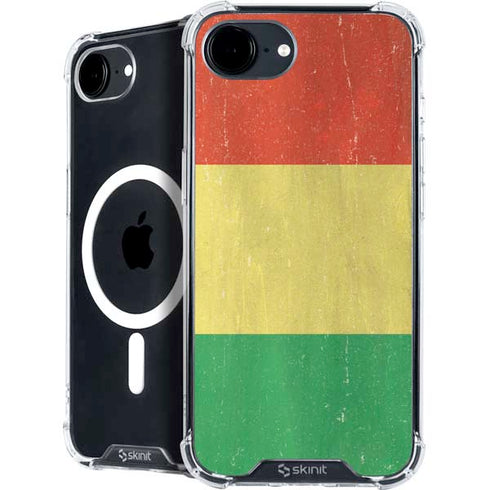 Bolivia Flag Distressed iPhone 16e MagSafe Case