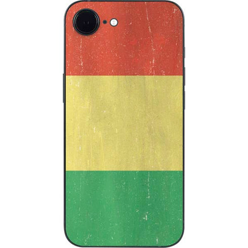 Bolivia Flag Distressed iPhone 16e Skin